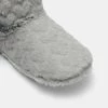 Sash & Rose Birdie Heart Slipper Boot Grey