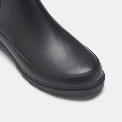 Khoko Hunter Rubber Ankle Boot Black
