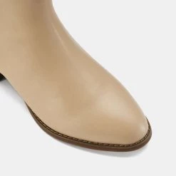 Hush Puppies Carmela Block Heel Ankle Boot Latte