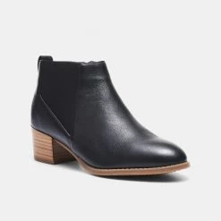 Hush Puppies Corey Gusset Ankle Boot Black -women's clothing Sales 630967 C 0001 00 2