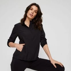 LMA Active Sporting Jacket Black -women's clothing Sales 631119 C 0001 00