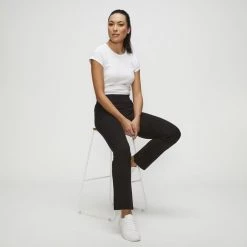 LMA Active Bootleg Ponte Pant Black -women's clothing Sales 631150 C 0001 00