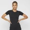 LMA Active Seamless Tee Black