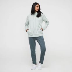 LMA Active Cowl Neck Sweat Top Mint -women's clothing Sales 631159 C 0313 49