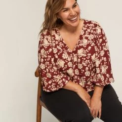 Estelle Augustine Top Floral -women's clothing Sales 631239 C 0962 38