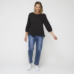 Estelle Ada Top Black 9 Estelle Ada Top Black -women's clothing Sales 631240 C 0001 00 3