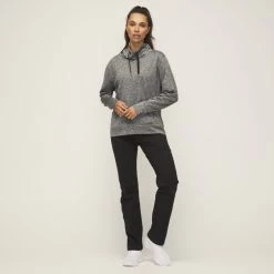 Diadora Women's Movement High Collar Sweat Concrete -women's clothing Sales 631242 C 0030 42