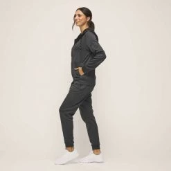 Diadora Women's Tech Hooded Jacket Pewter -women's clothing Sales 631245 C 0040 21 4