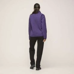 Diadora Women's Zip Thru Melange High Collar Grape -women's clothing Sales 631249 C 0500 57 3