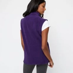 Diadora Women's Polar Fleece Vest Grape -women's clothing Sales 631250 C 0500 57 2