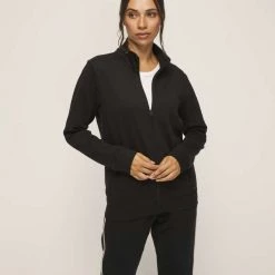 Lotto Smart Zip Jacket Black -women's clothing Sales 631252 C 0001 00 7