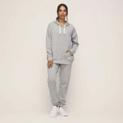Lotto Pullover With Hoodie Heather -women's clothing Sales 631258 C 0031 20