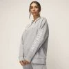 Lotto Pullover With Hoodie Heather -women's clothing Sales 631258 C 0031 20 4
