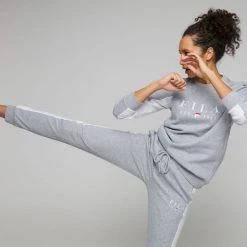 FILA Valentina Trackpant Grey Marle -women's clothing Sales 631267 C 0060 24 3