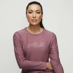 FILA Josie Quick Dry Top Berry -women's clothing Sales 631278 C 0651 02