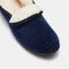 Grosby Camilla Fur Lined Slipper Blue