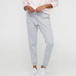 LMA Active Tapered Leg Trackpant Grey Marle -women's clothing Sales 631301 C 0060 24 3