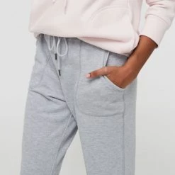 LMA Active Tapered Leg Trackpant Grey Marle -women's clothing Sales 631301 C 0060 24 4