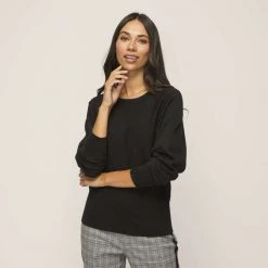 Jane Lamerton Batwing Jumper Black