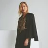 Jane Lamerton Blazer With Gold Button Black