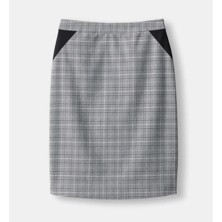 Jane Lamerton Contrast Houndstooth Skirt Black & Ivory 3 Jane Lamerton Contrast Houndstooth Skirt Black & Ivory