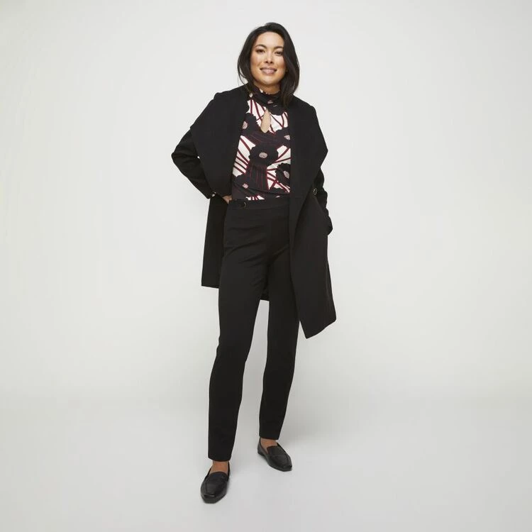 Jane Lamerton Button Up High Neck Top Bloom 3 Jane Lamerton Button Up High Neck Top Bloom