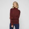 Jane Lamerton Stripe Turtle Neck Knit Jumper Multicoloured
