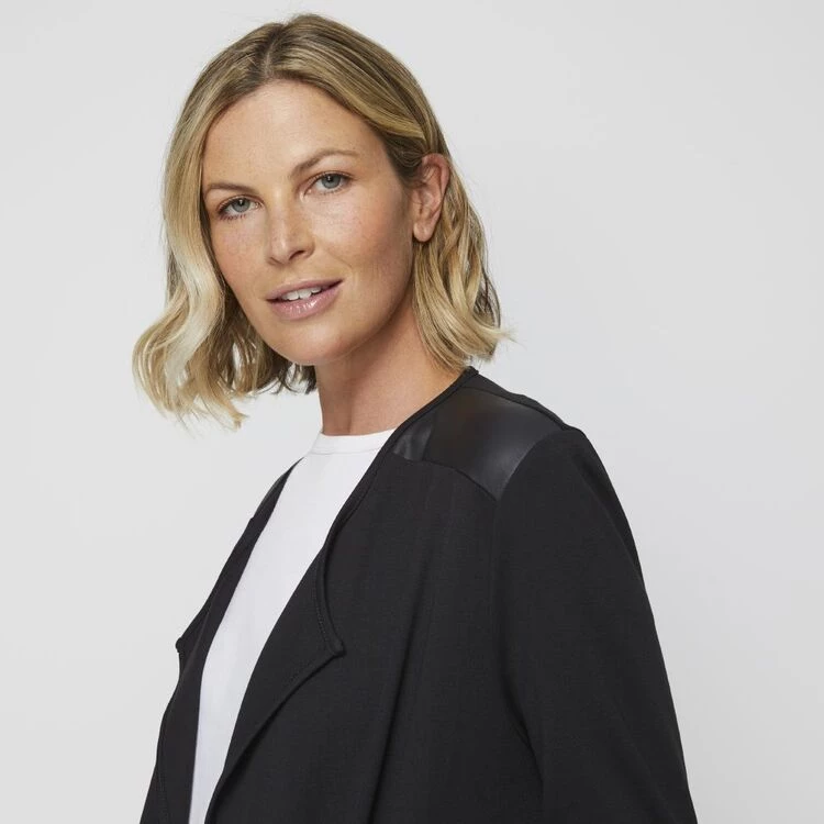 Jane Lamerton Patch Pocket Cardigan Black 4 Jane Lamerton Patch Pocket Cardigan Black - Image 2