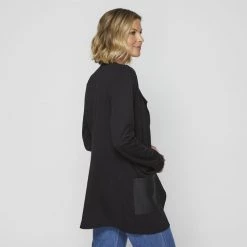 Jane Lamerton Patch Pocket Cardigan Black
