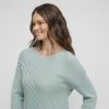 Savannah Spliced Knit Jumper Mint -women's clothing Sales 631760 C 0313 49 2