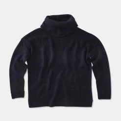 Savannah Knit Roll Neck Jumper Navy