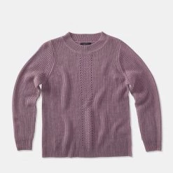 Savannah Pointelle Detail Jumper Dust Lilac