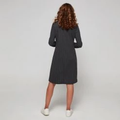 Savannah Cable Texture Dress Charcoal -women's clothing Sales 631775 C 0010 00 2