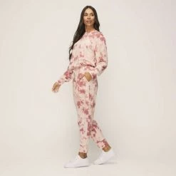 Anthology Tie Dye High Waisted Trackpant Pink & Multicoloured -women's clothing Sales 631789 C 1650 00