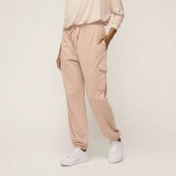 Anthology Cargo Tracksuit Pant Dust Pink