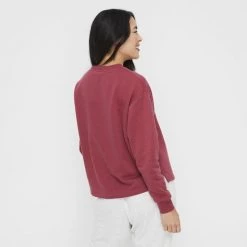 Anthology Embroidered Sweat Top Rhubarb -women's clothing Sales 631798 C 0612 08 2