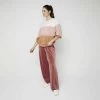 GR Giaan Rooney Velour Wide Leg Jogger Dust Pink 2 GR Giaan Rooney Velour Wide Leg Jogger Dust Pink -women's clothing Sales 631801 C 0680 52