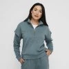 GR Giaan Rooney Splendour 1/4 Zip Sweat Top Sage 1 GR Giaan Rooney Splendour 1/4 Zip Sweat Top Sage -women's clothing Sales 631810 C 0314 67 3