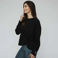 GR Giaan Rooney Slouch Logo Top Black