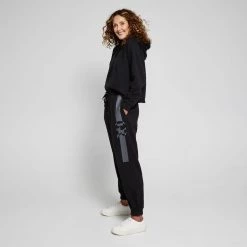 GR Giaan Rooney Textured Knee Patch Jogger Black 9 GR Giaan Rooney Textured Knee Patch Jogger Black -women's clothing Sales 631816 C 0001 00