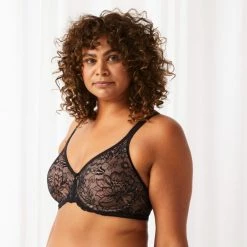 Triumph Amourette Charm Lace Underwire Bra Black -women's clothing Sales 631907 C 0001 00
