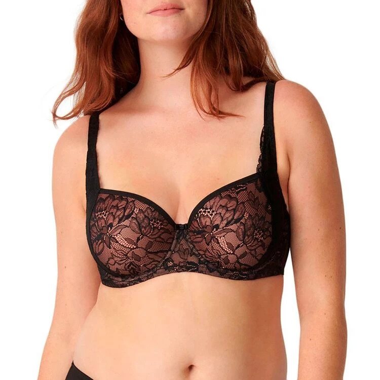Triumph Amourette Charm Lace Balconette Bra Black 5 Triumph Amourette Charm Lace Balconette Bra Black - Image 3