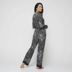 Jane Lamerton Lace Sleep Pant Black White 8 Jane Lamerton Lace Sleep Pant Black White -women's clothing Sales 632080 C 1001 25 2