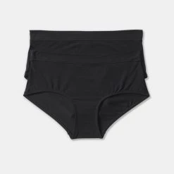 Underworks Bamboo Midi 2 Pack Black