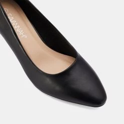 Savannah Heidi Block Heel Pump Black