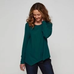 Savannah Flowing Top Emerald -women's clothing Sales 632987 C 0311 41