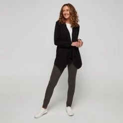 Savannah Waterfall Cardigan Black -women's clothing Sales 632988 C 0001 00 3