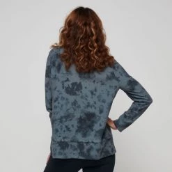 Savannah Brushed Overlay Top Charcoal -women's clothing Sales 632992 C 0010 00 2