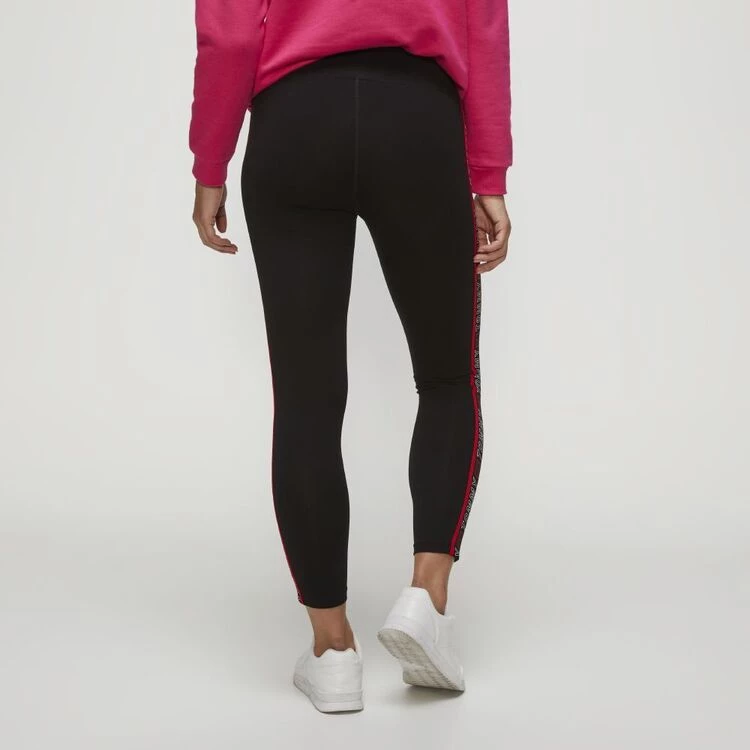 Tommy Hilfiger Logo Tape High Rise Legging Black 4 Tommy Hilfiger Logo Tape High Rise Legging Black - Image 2