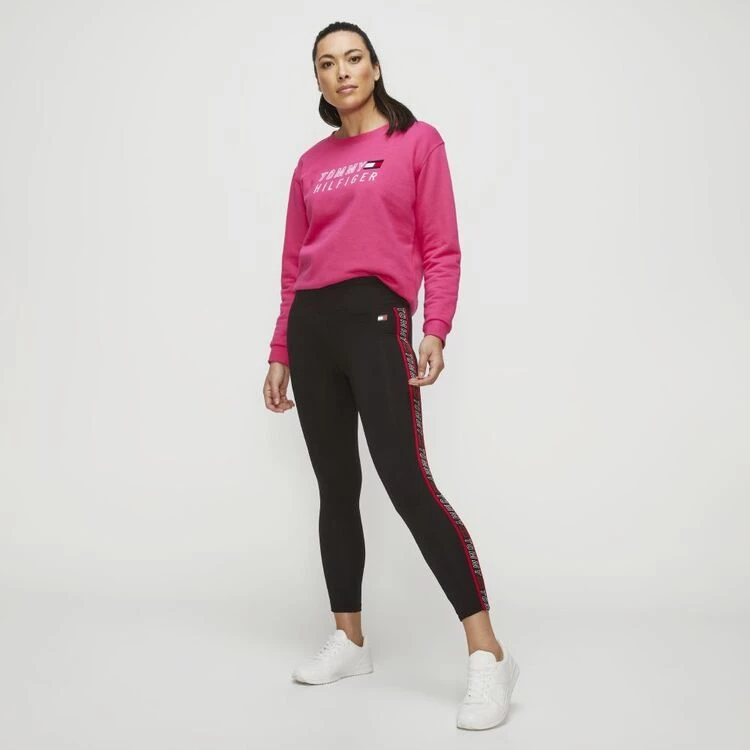 Tommy Hilfiger Logo Tape High Rise Legging Black 5 Tommy Hilfiger Logo Tape High Rise Legging Black - Image 3